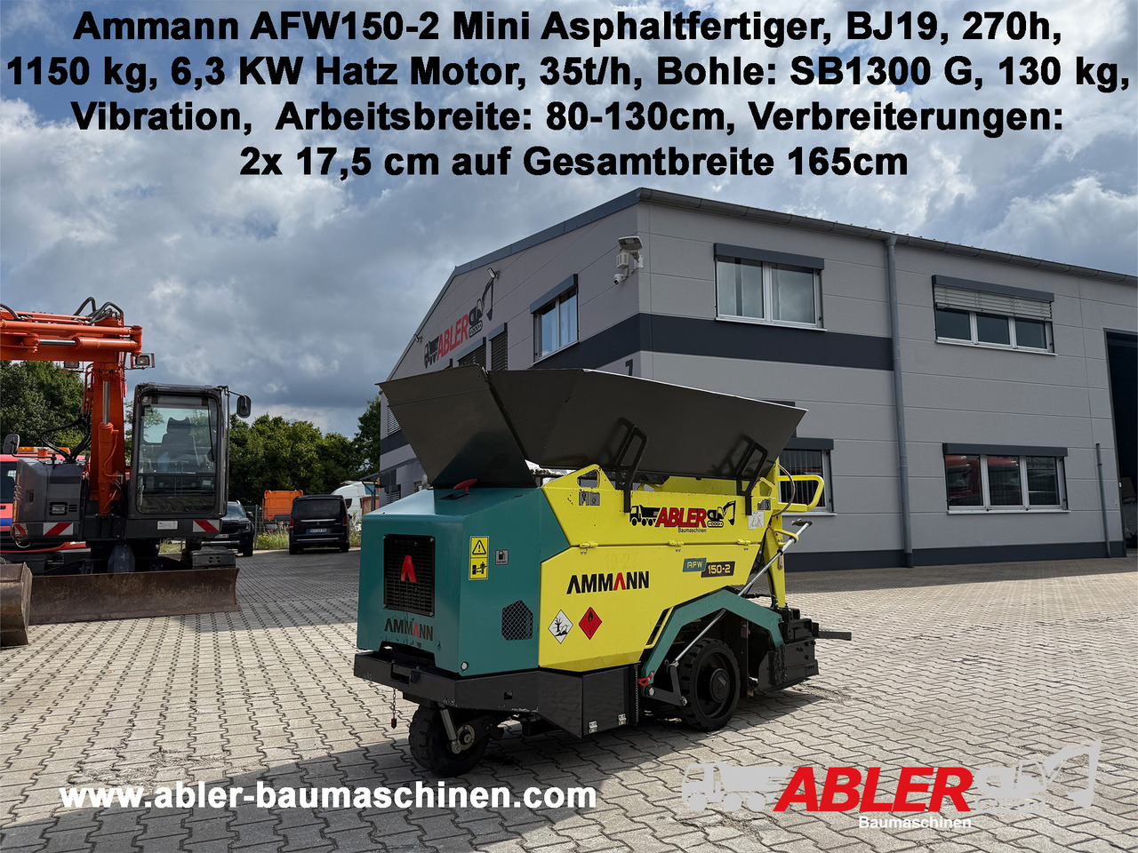 Ammann AFW 150-2 Mini-Asphaltfertiger - Finišer za asfalt: slika Ammann AFW 150-2 Mini-Asphaltfertiger - Finišer za asfalt Ammann AFW 150-2 Mini-Asphaltfertiger - Finišer za asfalt: slika Ammann AFW 150-2 Mini-Asphaltfertiger - Finišer za asfalt