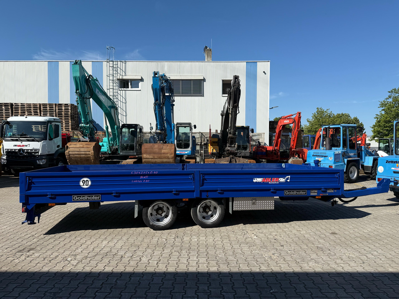 Goldhofer TTP2-7,7/80 Tieflader Tandem mit Rampen TOP - Prikolica plato/ Otvoreni sanduk: slika Goldhofer TTP2-7,7/80 Tieflader Tandem mit Rampen TOP - Prikolica plato/ Otvoreni sanduk Goldhofer TTP2-7,7/80 Tieflader Tandem mit Rampen TOP - Prikolica plato/ Otvoreni sanduk: slika Goldhofer TTP2-7,7/80 Tieflader Tandem mit Rampen TOP - Prikolica plato/ Otvoreni sanduk