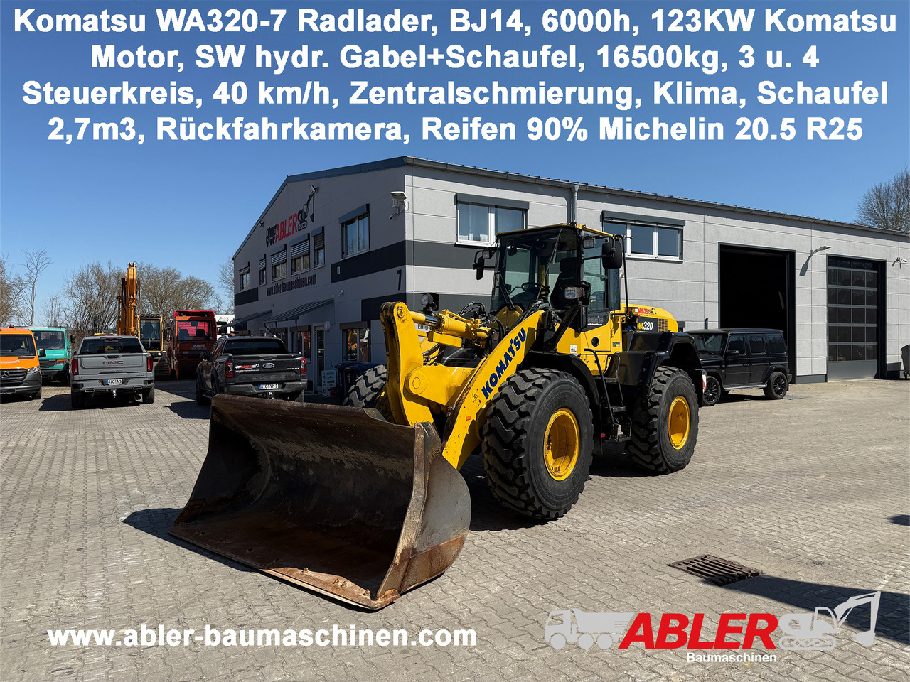 Komatsu WA320-7 Radlader SW Gabel + Schaufel - Utovarivač na kotačima: slika Komatsu WA320-7 Radlader SW Gabel + Schaufel - Utovarivač na kotačima Komatsu WA320-7 Radlader SW Gabel + Schaufel - Utovarivač na kotačima: slika Komatsu WA320-7 Radlader SW Gabel + Schaufel - Utovarivač na kotačima