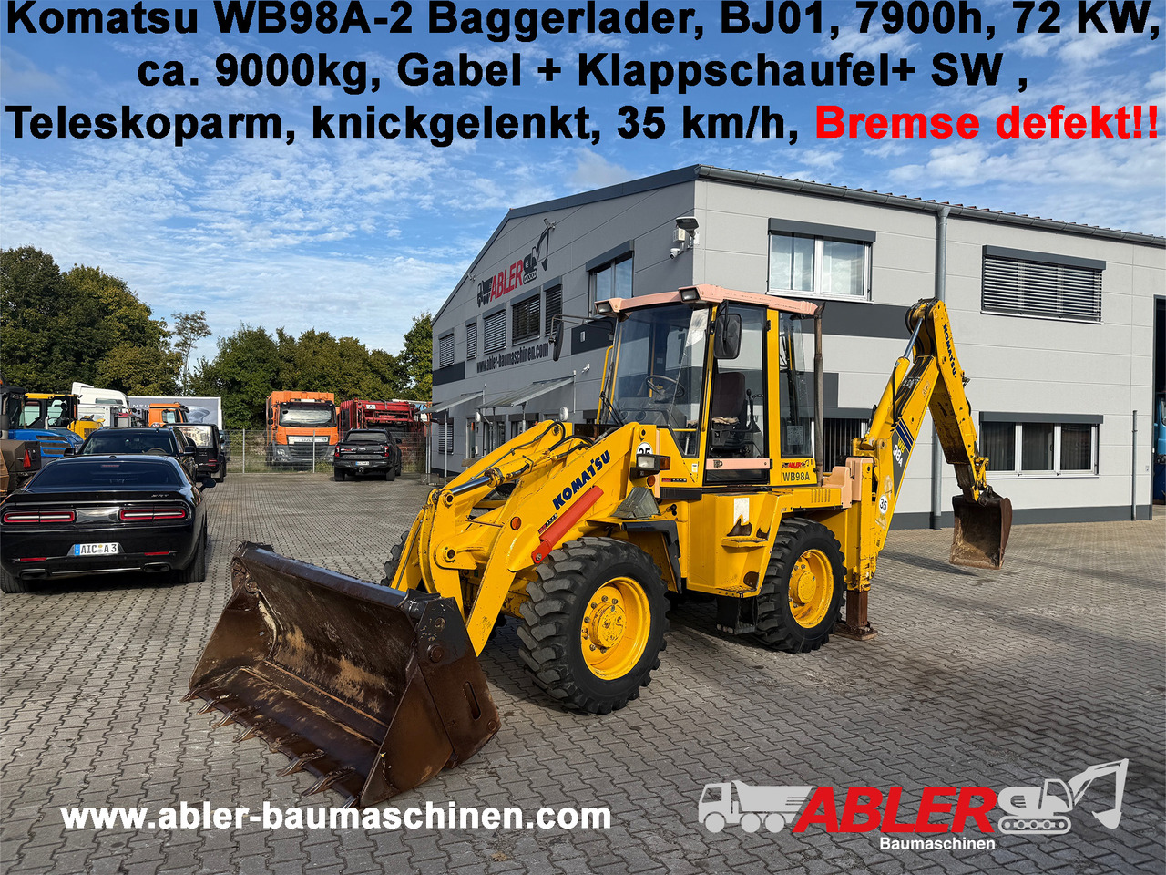 Komatsu WB98A-2 Baggerlader SW - Rovokopač-utovarivač: slika Komatsu WB98A-2 Baggerlader SW - Rovokopač-utovarivač Komatsu WB98A-2 Baggerlader SW - Rovokopač-utovarivač: slika Komatsu WB98A-2 Baggerlader SW - Rovokopač-utovarivač