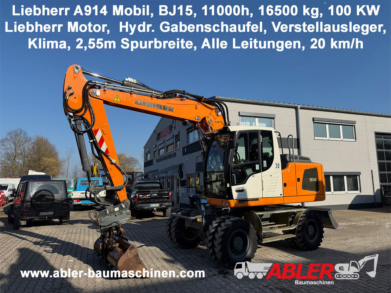 Liebherr A914 Mobilbagger OQ65 Klima - Bager na kotačima: slika Liebherr A914 Mobilbagger OQ65 Klima - Bager na kotačima Liebherr A914 Mobilbagger OQ65 Klima - Bager na kotačima: slika Liebherr A914 Mobilbagger OQ65 Klima - Bager na kotačima