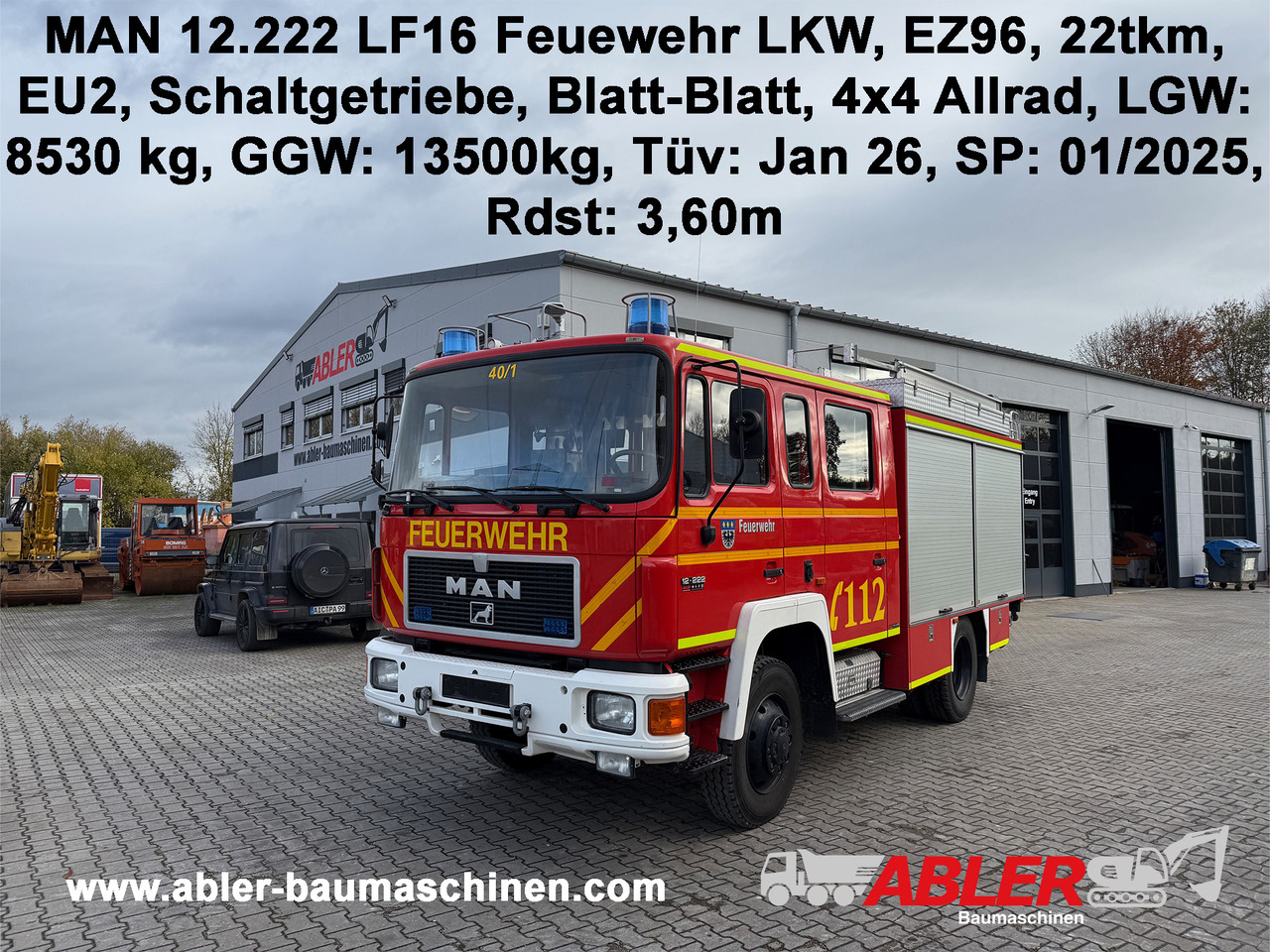 MAN 12.222 LF16 Feuerwehr-LKW - Vatrogasno vozilo: slika MAN 12.222 LF16 Feuerwehr-LKW - Vatrogasno vozilo MAN 12.222 LF16 Feuerwehr-LKW - Vatrogasno vozilo: slika MAN 12.222 LF16 Feuerwehr-LKW - Vatrogasno vozilo