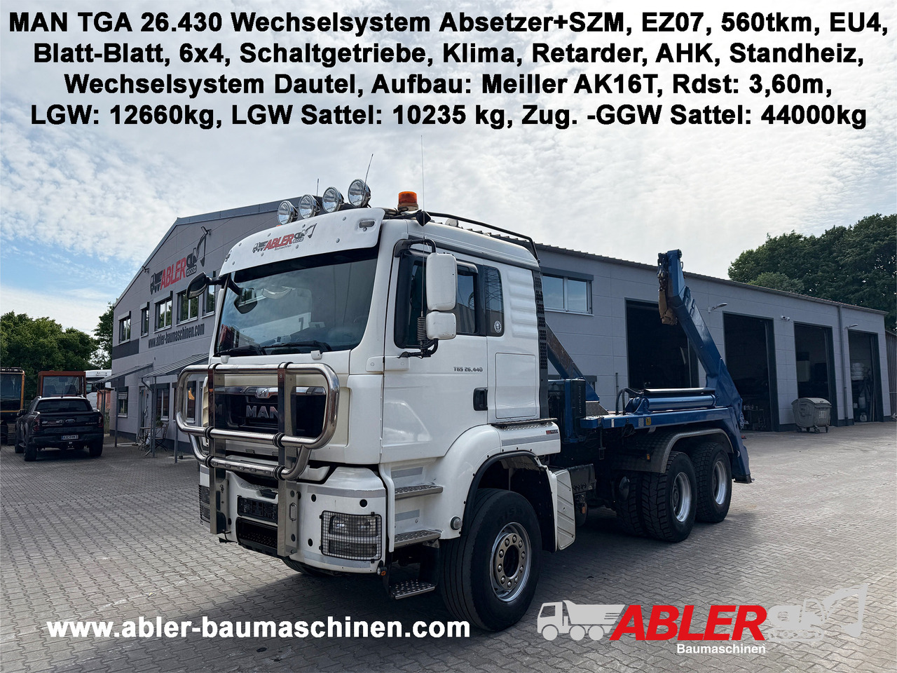MAN TGS 26.440 WECHSELSYSTEM Absetzer+SZM - Utovarivač s proklizavajućim upravljanjem: slika MAN TGS 26.440 WECHSELSYSTEM Absetzer+SZM - Utovarivač s proklizavajućim upravljanjem MAN TGS 26.440 WECHSELSYSTEM Absetzer+SZM - Utovarivač s proklizavajućim upravljanjem: slika MAN TGS 26.440 WECHSELSYSTEM Absetzer+SZM - Utovarivač s proklizavajućim upravljanjem
