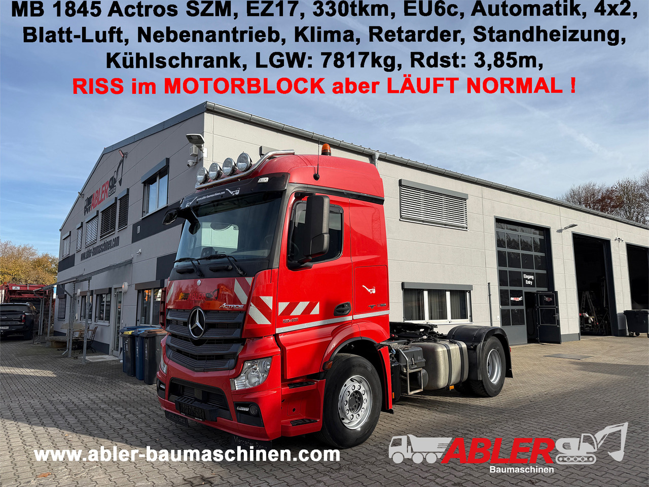 Mercedes-Benz 1845 Actros SZM Klima Retarder Nebenantrieb - Tegljač: slika Mercedes-Benz 1845 Actros SZM Klima Retarder Nebenantrieb - Tegljač Mercedes-Benz 1845 Actros SZM Klima Retarder Nebenantrieb - Tegljač: slika Mercedes-Benz 1845 Actros SZM Klima Retarder Nebenantrieb - Tegljač