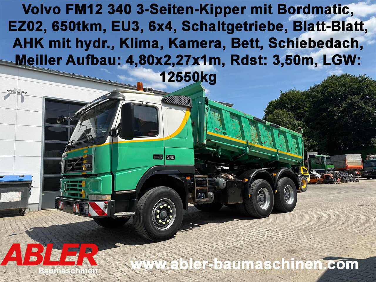 Volvo FM12 340 3-Seiten-Kipper Bordmatic AHK Klima - Kiper: slika Volvo FM12 340 3-Seiten-Kipper Bordmatic AHK Klima - Kiper Volvo FM12 340 3-Seiten-Kipper Bordmatic AHK Klima - Kiper: slika Volvo FM12 340 3-Seiten-Kipper Bordmatic AHK Klima - Kiper