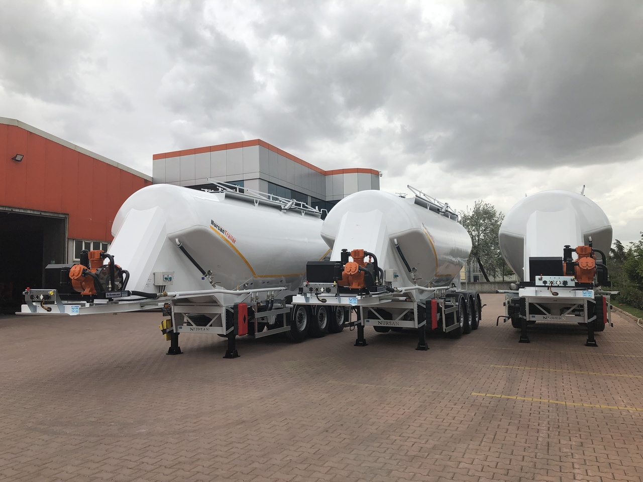 Novi Silos poluprikolica za prijevoz cementa NURSAN Steel W Type Silo: slika Novi Silos poluprikolica za prijevoz cementa NURSAN Steel W Type Silo