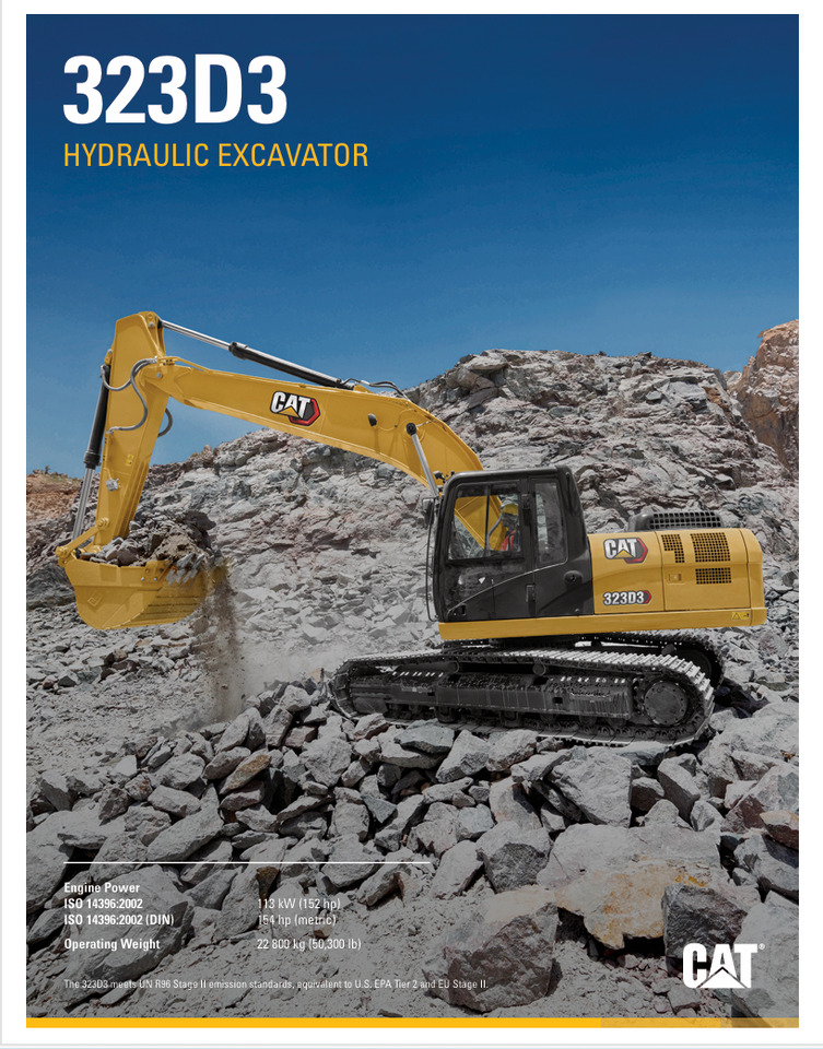 CATERPILLAR 323D3 Hydraulic Excavator - Bager gusjeničar: slika CATERPILLAR 323D3 Hydraulic Excavator - Bager gusjeničar CATERPILLAR 323D3 Hydraulic Excavator - Bager gusjeničar: slika CATERPILLAR 323D3 Hydraulic Excavator - Bager gusjeničar