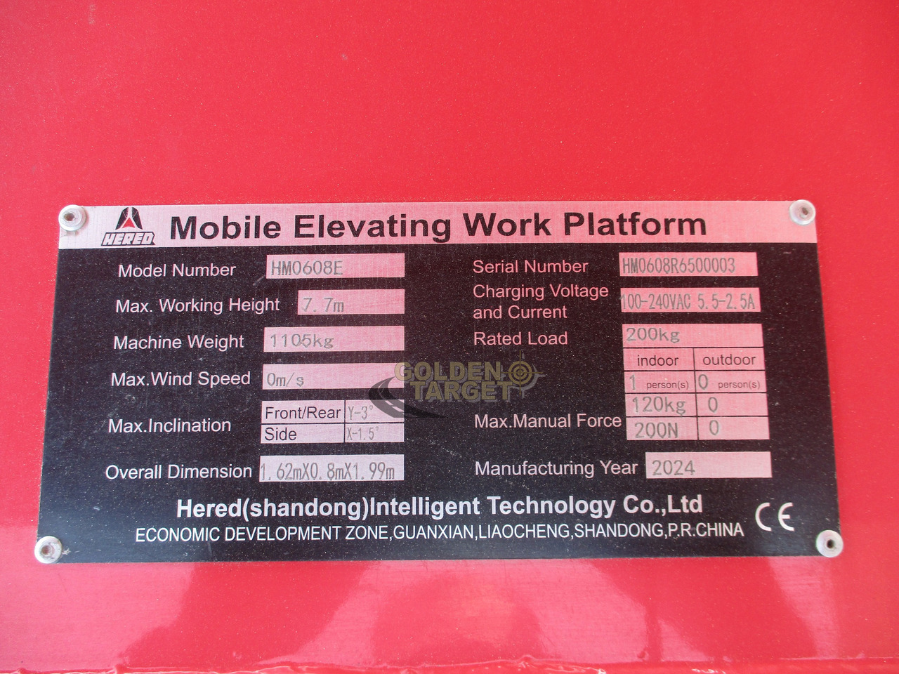 Novi Škarasta podizna platforma Hered HM0608E Vertical Mast Lift: slika Novi Škarasta podizna platforma Hered HM0608E Vertical Mast Lift Novi Škarasta podizna platforma Hered HM0608E Vertical Mast Lift: slika Novi Škarasta podizna platforma Hered HM0608E Vertical Mast Lift