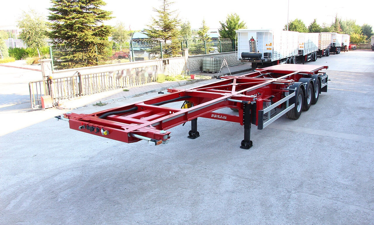 Novi Transporter kontejnera/ Poluprikolica s izmjenjivim sanducima za prijevoz kontejnera Fesan CONTAINER CARRIER CHASSIS 20 FEET, 30 FEET, 40 FEET, 40 FEET HC,: slika Novi Transporter kontejnera/ Poluprikolica s izmjenjivim sanducima za prijevoz kontejnera Fesan CONTAINER CARRIER CHASSIS 20 FEET, 30 FEET, 40 FEET, 40 FEET HC,
