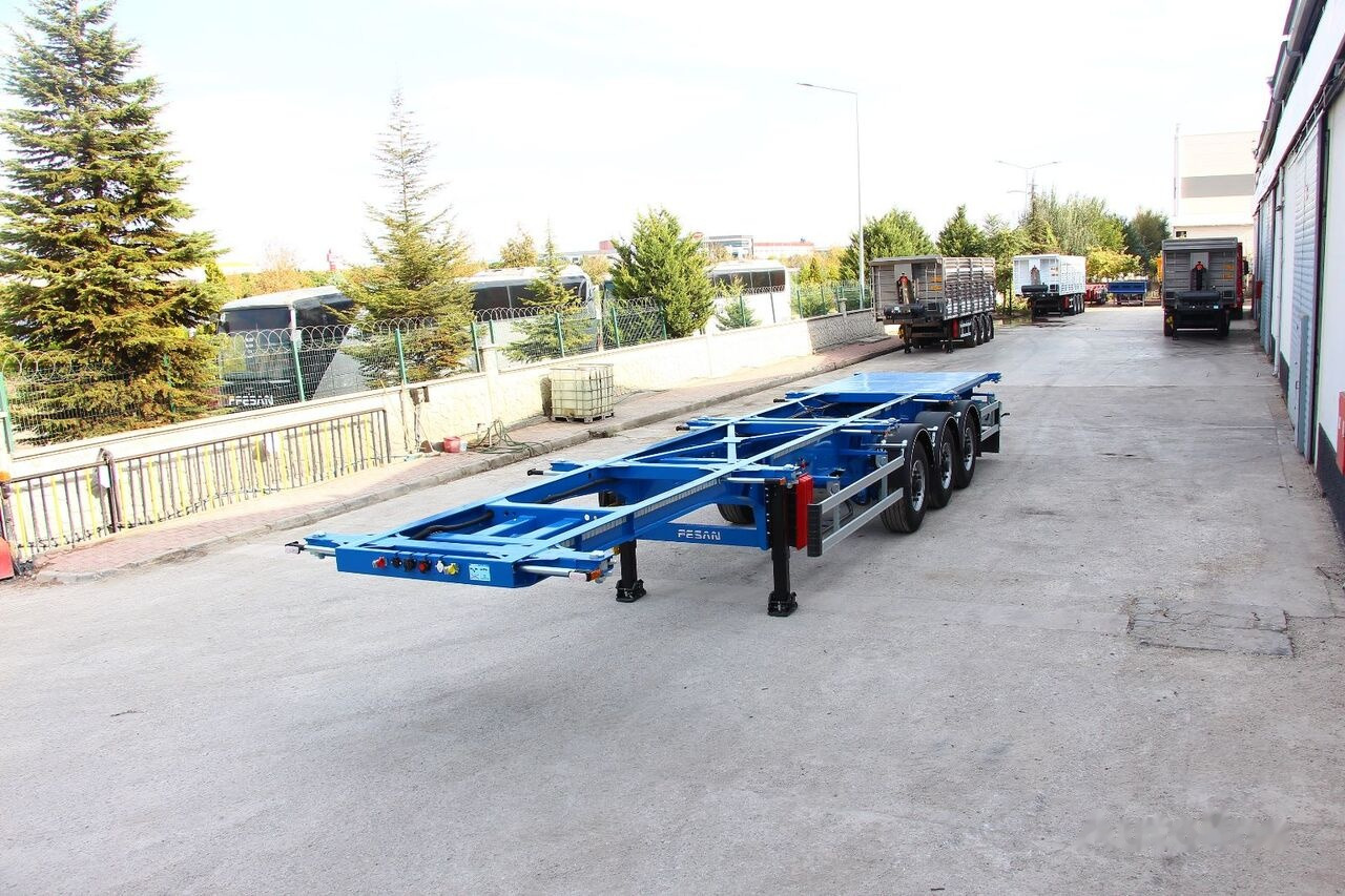 Novi Transporter kontejnera/ Poluprikolica s izmjenjivim sanducima za prijevoz kontejnera Fesan CONTAINER CARRIER CHASSIS 20 FEET, 30 FEET, 40 FEET, 40 FEET HC,: slika Novi Transporter kontejnera/ Poluprikolica s izmjenjivim sanducima za prijevoz kontejnera Fesan CONTAINER CARRIER CHASSIS 20 FEET, 30 FEET, 40 FEET, 40 FEET HC,