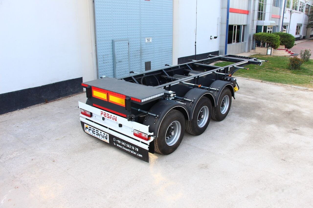 Fesan CONTAINER CARRIER CHASSIS 20 FEET, 30 FEET, 40 FEET, 40 FEET HC - Transporter kontejnera/ Poluprikolica s izmjenjivim sanducima: slika Fesan CONTAINER CARRIER CHASSIS 20 FEET, 30 FEET, 40 FEET, 40 FEET HC - Transporter kontejnera/ Poluprikolica s izmjenjivim sanducima Fesan CONTAINER CARRIER CHASSIS 20 FEET, 30 FEET, 40 FEET, 40 FEET HC - Transporter kontejnera/ Poluprikolica s izmjenjivim sanducima: slika Fesan CONTAINER CARRIER CHASSIS 20 FEET, 30 FEET, 40 FEET, 40 FEET HC - Transporter kontejnera/ Poluprikolica s izmjenjivim sanducima