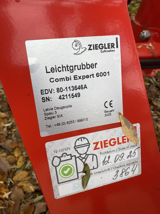 Ziegler Leichtgrubber Combi Expert 6001 - Kultivator: slika Ziegler Leichtgrubber Combi Expert 6001 - Kultivator Ziegler Leichtgrubber Combi Expert 6001 - Kultivator: slika Ziegler Leichtgrubber Combi Expert 6001 - Kultivator