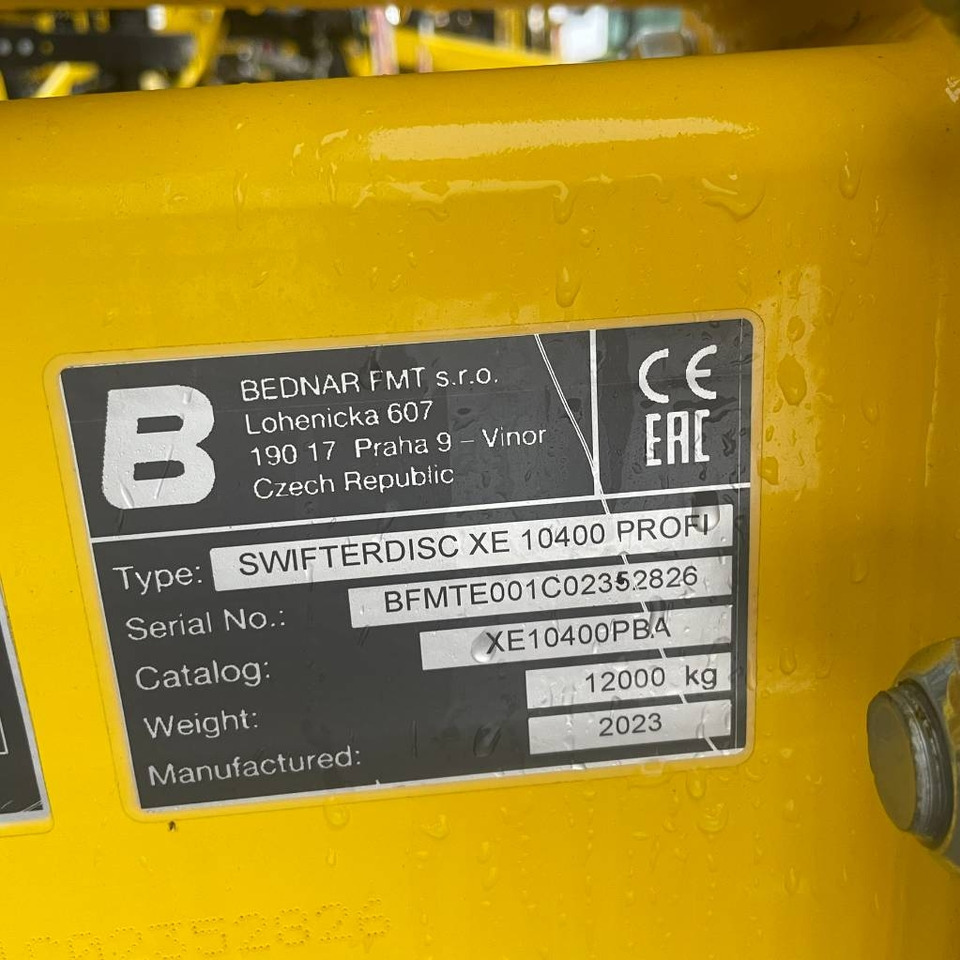 Bednar SWIFTERDISC XE 10400 PROFI  - Tanjurača: slika Bednar SWIFTERDISC XE 10400 PROFI  - Tanjurača Bednar SWIFTERDISC XE 10400 PROFI  - Tanjurača: slika Bednar SWIFTERDISC XE 10400 PROFI  - Tanjurača