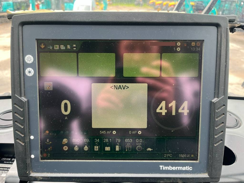 Kombajn za šumarstvo John Deere 1470 E: slika Kombajn za šumarstvo John Deere 1470 E