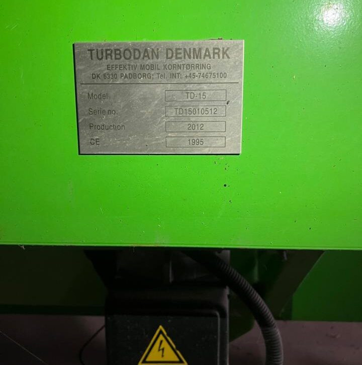 Drugi strojevi Turbodan TD-15 Tørrevogn: slika Drugi strojevi Turbodan TD-15 Tørrevogn