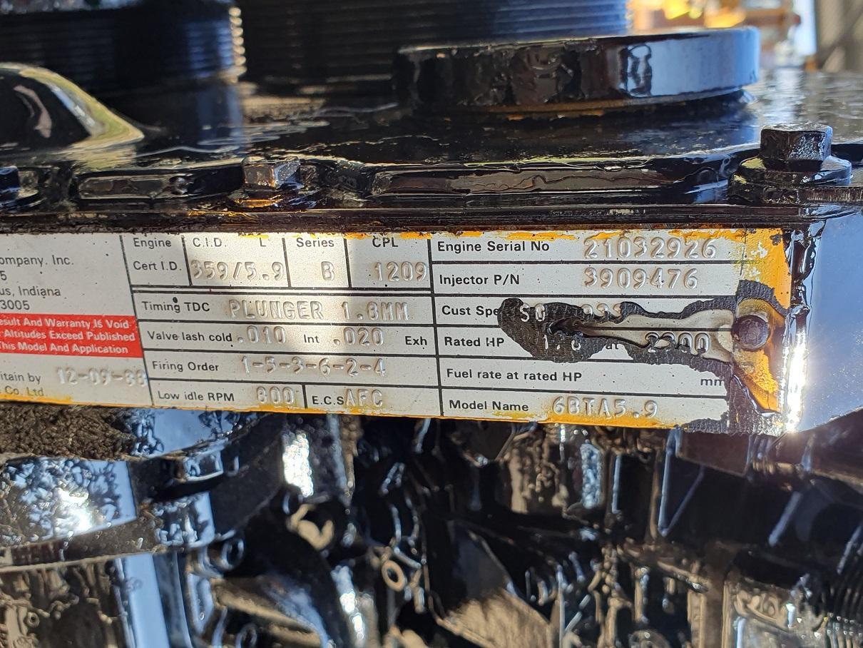 Motor za Građevinski strojevi Cummins 6 BTA 5,9 aus ZL 2002: slika Motor za Građevinski strojevi Cummins 6 BTA 5,9 aus ZL 2002