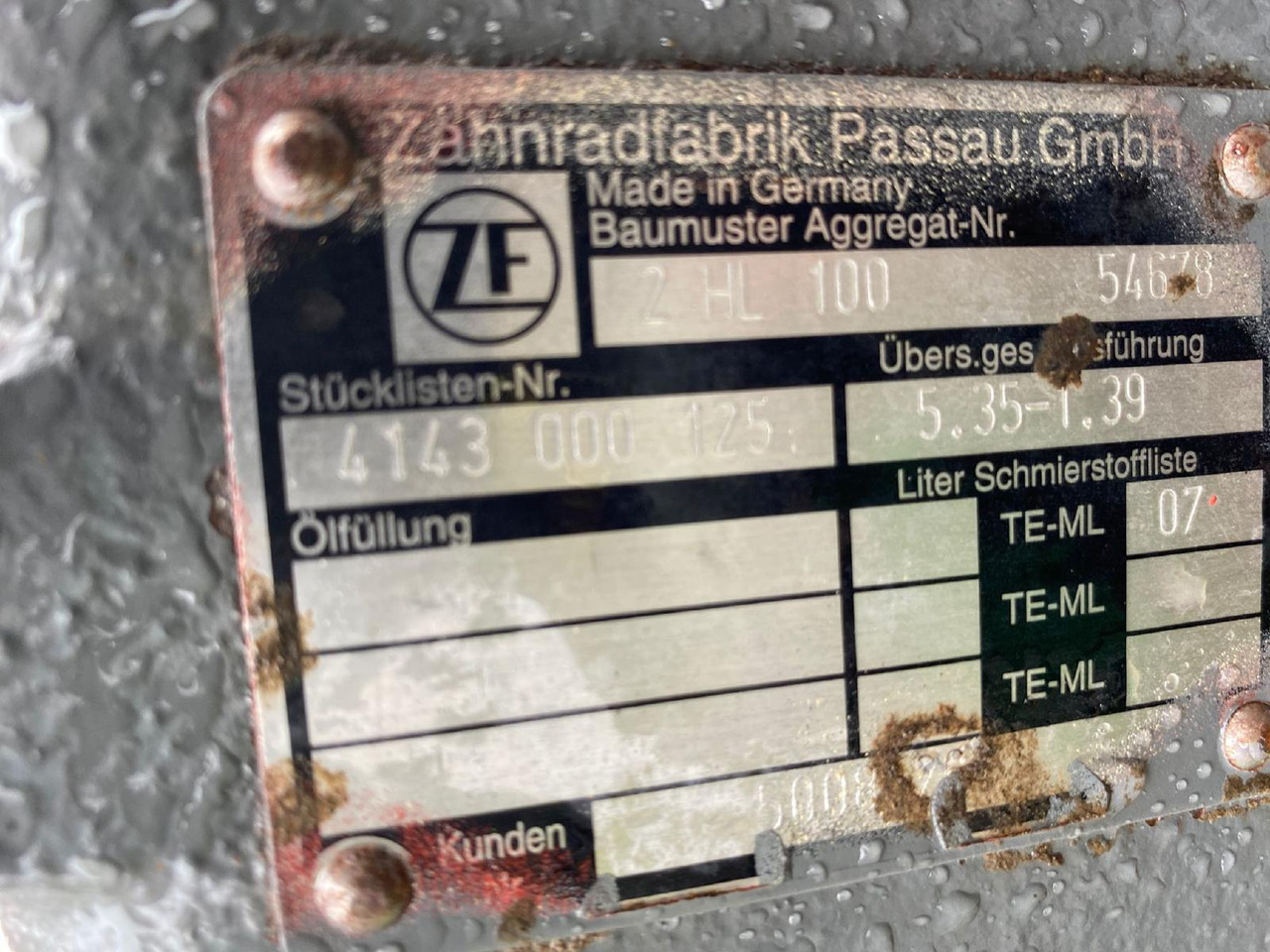 Liebherr ZF 2HL 100, LMV 100 aus LH A904 LIT - Prijenos za Građevinski strojevi: slika Liebherr ZF 2HL 100, LMV 100 aus LH A904 LIT - Prijenos za Građevinski strojevi Liebherr ZF 2HL 100, LMV 100 aus LH A904 LIT - Prijenos za Građevinski strojevi: slika Liebherr ZF 2HL 100, LMV 100 aus LH A904 LIT - Prijenos za Građevinski strojevi