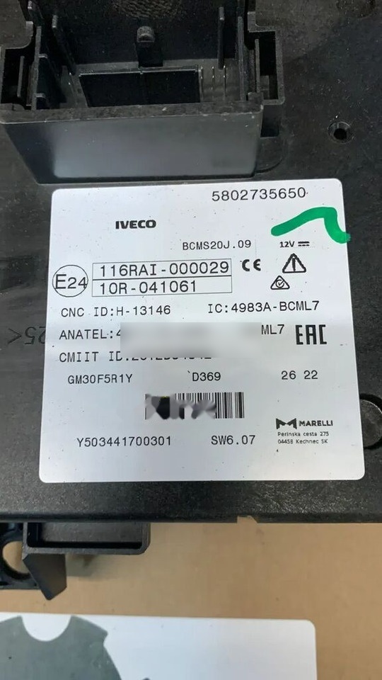 Iveco Daily Body Komputer 5802735650 - Upravljačka jedinica (ECU) za Kamion: slika Iveco Daily Body Komputer 5802735650 - Upravljačka jedinica (ECU) za Kamion Iveco Daily Body Komputer 5802735650 - Upravljačka jedinica (ECU) za Kamion: slika Iveco Daily Body Komputer 5802735650 - Upravljačka jedinica (ECU) za Kamion