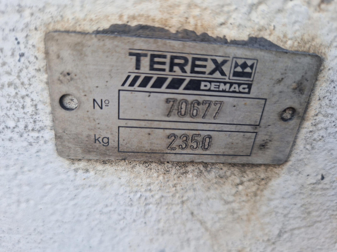 Terex AC 40 CITY counterweight 2.35T - Protuuteg za Autodizalica: slika Terex AC 40 CITY counterweight 2.35T - Protuuteg za Autodizalica Terex AC 40 CITY counterweight 2.35T - Protuuteg za Autodizalica: slika Terex AC 40 CITY counterweight 2.35T - Protuuteg za Autodizalica