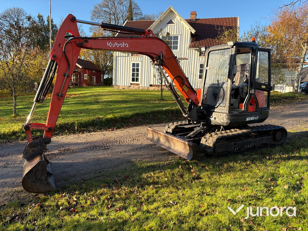 Mini bager Minigrävare - Kubota KX161-3α: slika Mini bager Minigrävare - Kubota KX161-3α