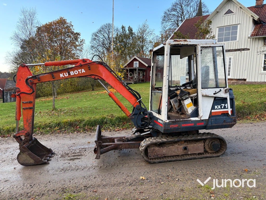 Minigrävare - Kubota, KX71 - Mini bager: slika  Minigrävare - Kubota, KX71 - Mini bager Minigrävare - Kubota, KX71 - Mini bager: slika  Minigrävare - Kubota, KX71 - Mini bager