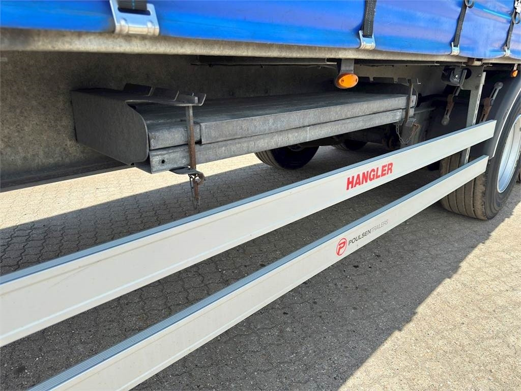 Poluprikolica s ceradom Hangler 3-aks gardintrailer hævetag + skydetag: slika Poluprikolica s ceradom Hangler 3-aks gardintrailer hævetag + skydetag