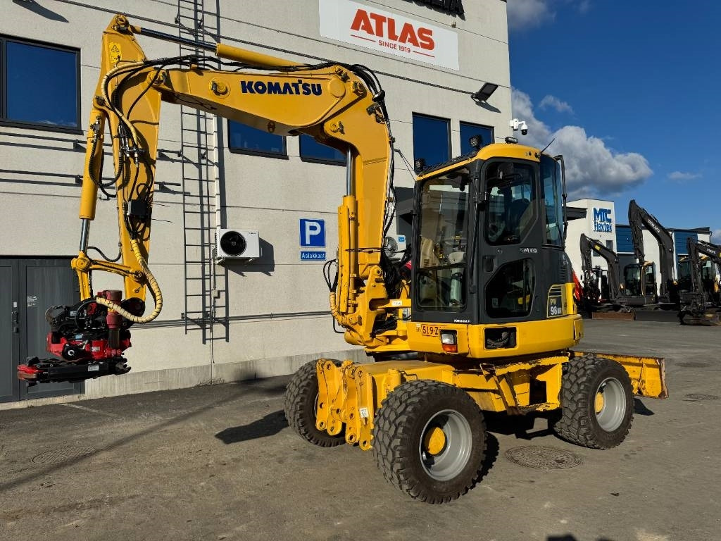 Komatsu PW 98 MR-6 - Bager na kotačima: slika Komatsu PW 98 MR-6 - Bager na kotačima Komatsu PW 98 MR-6 - Bager na kotačima: slika Komatsu PW 98 MR-6 - Bager na kotačima