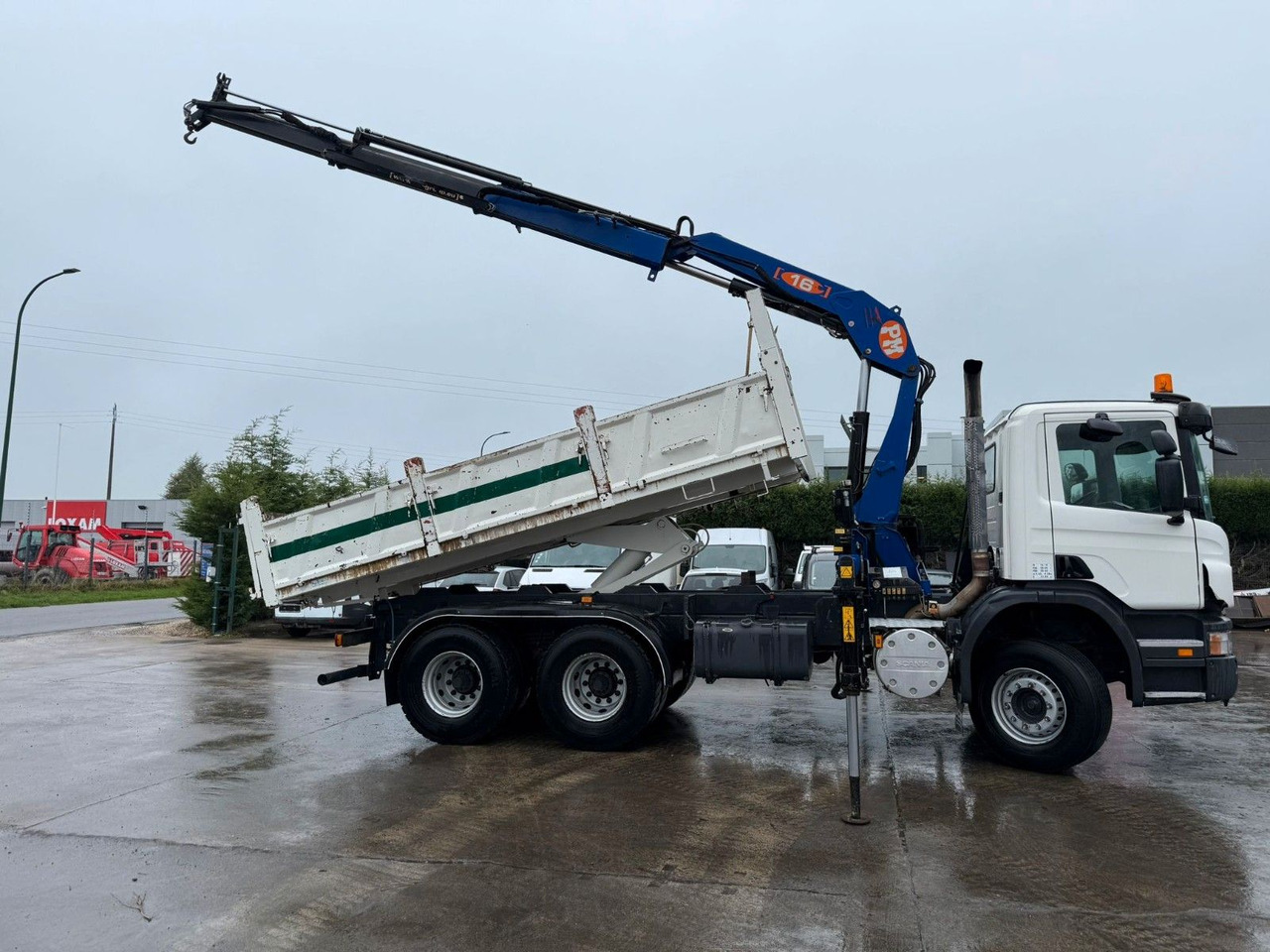 Scania PRT 380. 6x4. Kipper + Kran PM 16 Funk. Klima. - Kiper, Kamion s kranom: slika Scania PRT 380. 6x4. Kipper + Kran PM 16 Funk. Klima. - Kiper, Kamion s kranom Scania PRT 380. 6x4. Kipper + Kran PM 16 Funk. Klima. - Kiper, Kamion s kranom: slika Scania PRT 380. 6x4. Kipper + Kran PM 16 Funk. Klima. - Kiper, Kamion s kranom