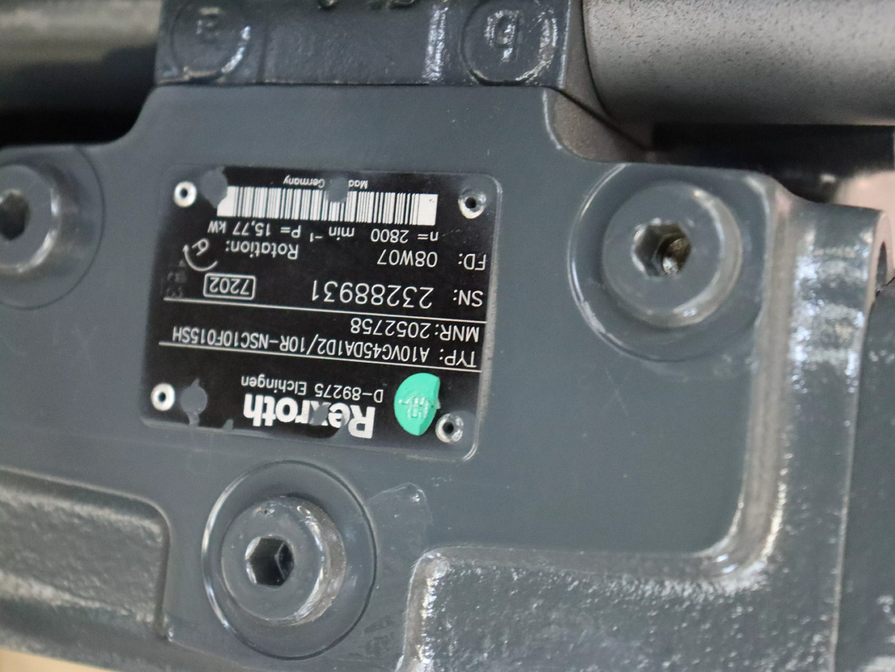 REXROTH A10VG45DA1D2/10R-NSC10F015SH - Hidraulična pumpa za Oprema za rukovanje materijalima: slika REXROTH A10VG45DA1D2/10R-NSC10F015SH - Hidraulična pumpa za Oprema za rukovanje materijalima REXROTH A10VG45DA1D2/10R-NSC10F015SH - Hidraulična pumpa za Oprema za rukovanje materijalima: slika REXROTH A10VG45DA1D2/10R-NSC10F015SH - Hidraulična pumpa za Oprema za rukovanje materijalima