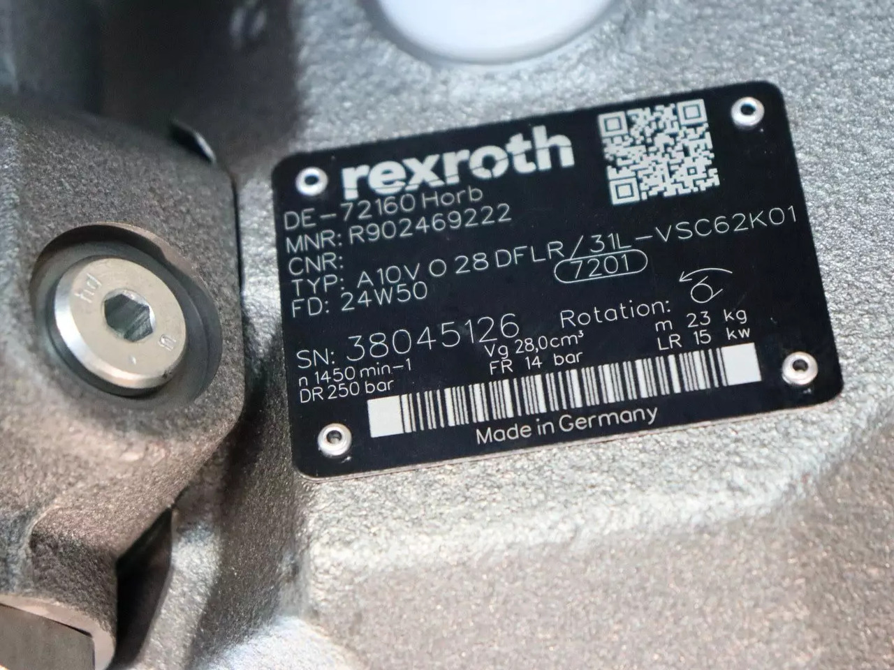 REXROTH A10VO28DFLR/31L-VSC62K01 - Hidraulična pumpa za Građevinski strojevi: slika REXROTH A10VO28DFLR/31L-VSC62K01 - Hidraulična pumpa za Građevinski strojevi REXROTH A10VO28DFLR/31L-VSC62K01 - Hidraulična pumpa za Građevinski strojevi: slika REXROTH A10VO28DFLR/31L-VSC62K01 - Hidraulična pumpa za Građevinski strojevi