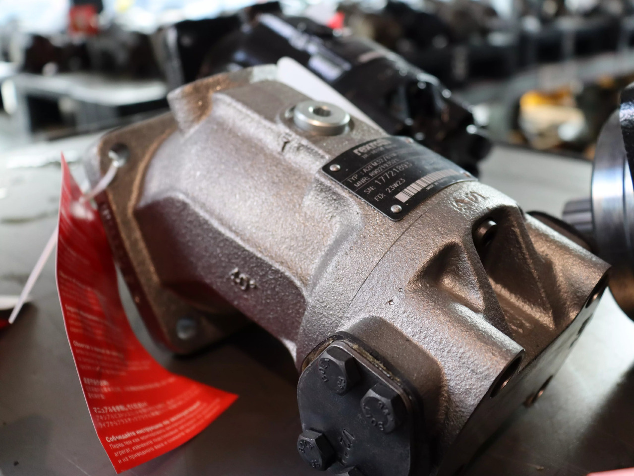 REXROTH A2FM63/61W-VAB020 - Hidraulični motor za Građevinski strojevi: slika REXROTH A2FM63/61W-VAB020 - Hidraulični motor za Građevinski strojevi REXROTH A2FM63/61W-VAB020 - Hidraulični motor za Građevinski strojevi: slika REXROTH A2FM63/61W-VAB020 - Hidraulični motor za Građevinski strojevi