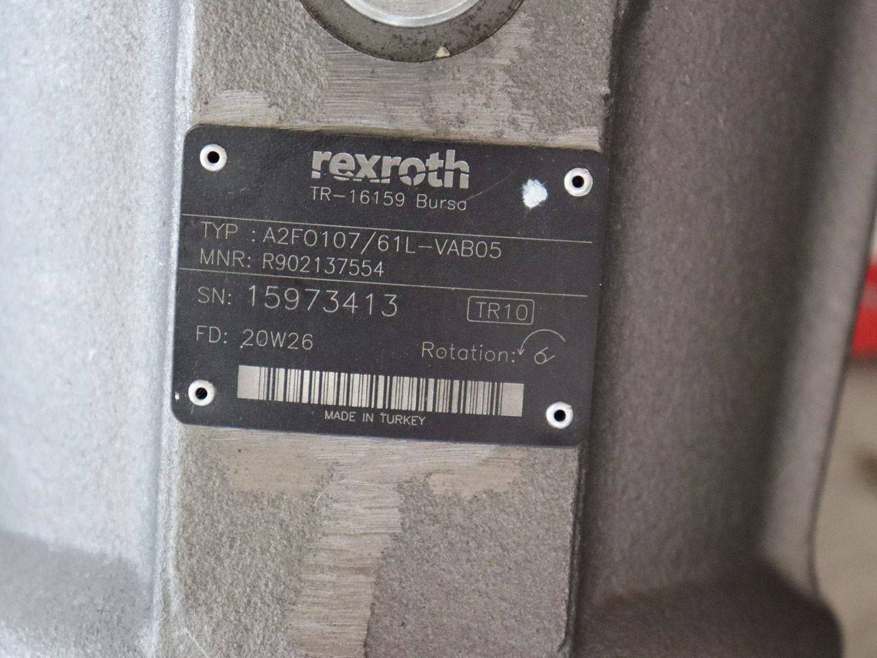 REXROTH A2FO107/61L-VAB05 - Hidraulična pumpa: slika REXROTH A2FO107/61L-VAB05 - Hidraulična pumpa REXROTH A2FO107/61L-VAB05 - Hidraulična pumpa: slika REXROTH A2FO107/61L-VAB05 - Hidraulična pumpa