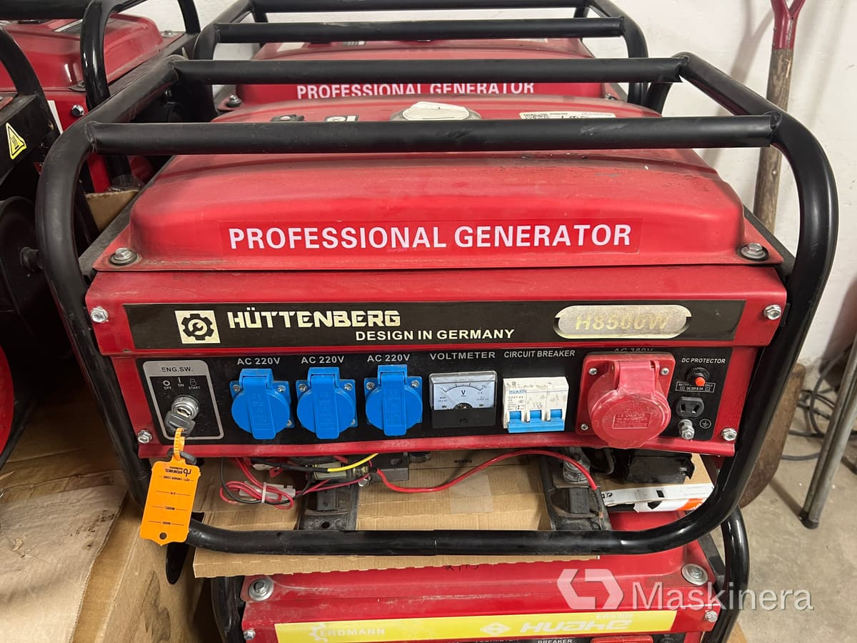 Elverk Huttenberg H8500W - Generatorski set: slika Elverk Huttenberg H8500W - Generatorski set Elverk Huttenberg H8500W - Generatorski set: slika Elverk Huttenberg H8500W - Generatorski set