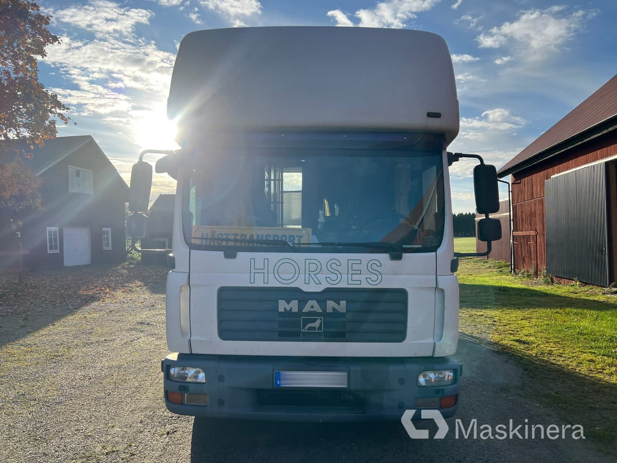 Hästlastbil MAN TGL 10.210 4X2 BL - Kamion za prijevoz konja: slika  Hästlastbil MAN TGL 10.210 4X2 BL - Kamion za prijevoz konja Hästlastbil MAN TGL 10.210 4X2 BL - Kamion za prijevoz konja: slika  Hästlastbil MAN TGL 10.210 4X2 BL - Kamion za prijevoz konja