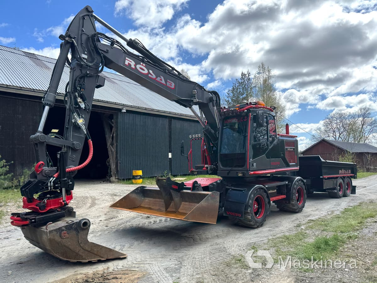 Hjulgrävare Volvo EW160E med kärra - Bager gusjeničar: slika Hjulgrävare Volvo EW160E med kärra - Bager gusjeničar Hjulgrävare Volvo EW160E med kärra - Bager gusjeničar: slika Hjulgrävare Volvo EW160E med kärra - Bager gusjeničar