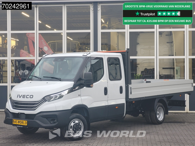 Iveco Daily 35C18 3.0L Automaat 180PK 2025-model Dubbel Cabine Open laadbak Navi ACC LED 3,5T Trekvermogen Euro6 Pritsche Pickup Airco Dubbe - Dostavno vozilo s ravnom platformom: slika Iveco Daily 35C18 3.0L Automaat 180PK 2025-model Dubbel Cabine Open laadbak Navi ACC LED 3,5T Trekvermogen Euro6 Pritsche Pickup Airco Dubbe - Dostavno vozilo s ravnom platformom Iveco Daily 35C18 3.0L Automaat 180PK 2025-model Dubbel Cabine Open laadbak Navi ACC LED 3,5T Trekvermogen Euro6 Pritsche Pickup Airco Dubbe - Dostavno vozilo s ravnom platformom: slika Iveco Daily 35C18 3.0L Automaat 180PK 2025-model Dubbel Cabine Open laadbak Navi ACC LED 3,5T Trekvermogen Euro6 Pritsche Pickup Airco Dubbe - Dostavno vozilo s ravnom platformom