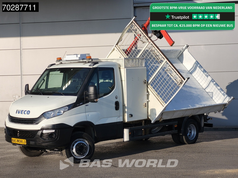 Iveco Daily 70C18 3.0L Driezijdige Kipper 500KG Kraan Kraanwagen Open Laadbak 3,5t Trekhaak Airco Cruise Euro6 Kraan Crane Kranwagen Kipper - Mali kamion kiper: slika Iveco Daily 70C18 3.0L Driezijdige Kipper 500KG Kraan Kraanwagen Open Laadbak 3,5t Trekhaak Airco Cruise Euro6 Kraan Crane Kranwagen Kipper - Mali kamion kiper Iveco Daily 70C18 3.0L Driezijdige Kipper 500KG Kraan Kraanwagen Open Laadbak 3,5t Trekhaak Airco Cruise Euro6 Kraan Crane Kranwagen Kipper - Mali kamion kiper: slika Iveco Daily 70C18 3.0L Driezijdige Kipper 500KG Kraan Kraanwagen Open Laadbak 3,5t Trekhaak Airco Cruise Euro6 Kraan Crane Kranwagen Kipper - Mali kamion kiper
