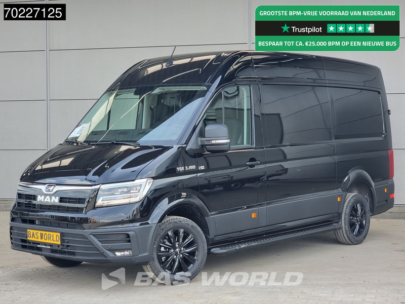 MAN TGE 3.180 180PK Automaat Black Edition L3H3 LED LM velgen Groot scherm CarPlay Camera 11m3 Airco Cruise control - Furgon: slika MAN TGE 3.180 180PK Automaat Black Edition L3H3 LED LM velgen Groot scherm CarPlay Camera 11m3 Airco Cruise control - Furgon MAN TGE 3.180 180PK Automaat Black Edition L3H3 LED LM velgen Groot scherm CarPlay Camera 11m3 Airco Cruise control - Furgon: slika MAN TGE 3.180 180PK Automaat Black Edition L3H3 LED LM velgen Groot scherm CarPlay Camera 11m3 Airco Cruise control - Furgon