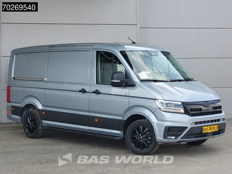 MAN TGE 3.180 Automaat 2025 Black Edition model Facelift L3H2 Navi CarPlay Camera L2H1 10m3 Airco Cruise control - Furgon: slika MAN TGE 3.180 Automaat 2025 Black Edition model Facelift L3H2 Navi CarPlay Camera L2H1 10m3 Airco Cruise control - Furgon MAN TGE 3.180 Automaat 2025 Black Edition model Facelift L3H2 Navi CarPlay Camera L2H1 10m3 Airco Cruise control - Furgon: slika MAN TGE 3.180 Automaat 2025 Black Edition model Facelift L3H2 Navi CarPlay Camera L2H1 10m3 Airco Cruise control - Furgon