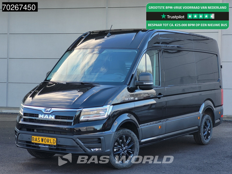MAN TGE 3.180 Automaat 2025 model Facelift Black Edition L3H3 ACC Trekhaak L2H2 11m3 Airco Trekhaak - Furgon: slika MAN TGE 3.180 Automaat 2025 model Facelift Black Edition L3H3 ACC Trekhaak L2H2 11m3 Airco Trekhaak - Furgon MAN TGE 3.180 Automaat 2025 model Facelift Black Edition L3H3 ACC Trekhaak L2H2 11m3 Airco Trekhaak - Furgon: slika MAN TGE 3.180 Automaat 2025 model Facelift Black Edition L3H3 ACC Trekhaak L2H2 11m3 Airco Trekhaak - Furgon