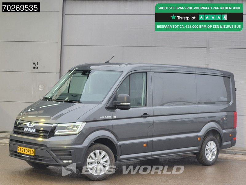 MAN TGE 3.180 Automaat 2025 model Facelift L3H2 Navi CarPlay Camera L2H1 10m3 Airco Cruise control - Furgon: slika MAN TGE 3.180 Automaat 2025 model Facelift L3H2 Navi CarPlay Camera L2H1 10m3 Airco Cruise control - Furgon MAN TGE 3.180 Automaat 2025 model Facelift L3H2 Navi CarPlay Camera L2H1 10m3 Airco Cruise control - Furgon: slika MAN TGE 3.180 Automaat 2025 model Facelift L3H2 Navi CarPlay Camera L2H1 10m3 Airco Cruise control - Furgon