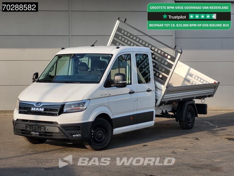 MAN TGE 3.180 Driezijdige Kipper Automaat Dubbel Cabine 2025 Facelift 180PK Trekhaak LED Navi ACC Airco Cruise Euro6 Kipper Tippe Benne Kieper - Mali kamion kiper: slika MAN TGE 3.180 Driezijdige Kipper Automaat Dubbel Cabine 2025 Facelift 180PK Trekhaak LED Navi ACC Airco Cruise Euro6 Kipper Tippe Benne Kieper - Mali kamion kiper MAN TGE 3.180 Driezijdige Kipper Automaat Dubbel Cabine 2025 Facelift 180PK Trekhaak LED Navi ACC Airco Cruise Euro6 Kipper Tippe Benne Kieper - Mali kamion kiper: slika MAN TGE 3.180 Driezijdige Kipper Automaat Dubbel Cabine 2025 Facelift 180PK Trekhaak LED Navi ACC Airco Cruise Euro6 Kipper Tippe Benne Kieper - Mali kamion kiper