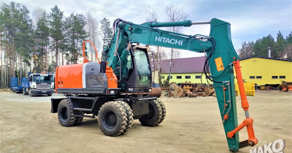 Bager na kotačima Hitachi ZX140W-3: slika Bager na kotačima Hitachi ZX140W-3