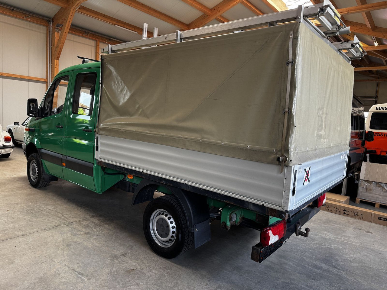 Dostavno vozilo s ravnom platformom, Dostavno vozilo s dvostrukom kabinom Mercedes-Benz Sprinter 315 CDI Doka 4x4 Allrad Untersetzung: slika Dostavno vozilo s ravnom platformom, Dostavno vozilo s dvostrukom kabinom Mercedes-Benz Sprinter 315 CDI Doka 4x4 Allrad Untersetzung
