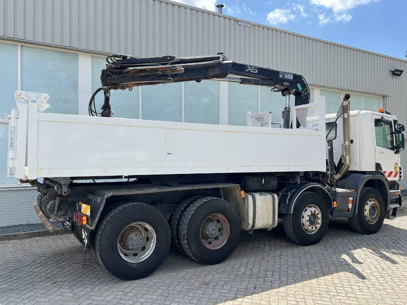 Kiper, Kamion s kranom Scania P 400 8X4 KIPPER 2010 + HIAB Crane EURO 5: slika Kiper, Kamion s kranom Scania P 400 8X4 KIPPER 2010 + HIAB Crane EURO 5