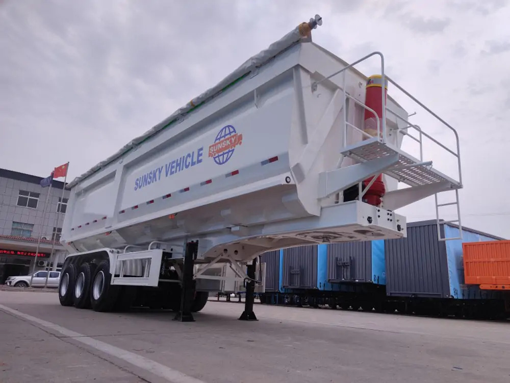 SUNSKY 40cbm 3-axle tipper trailer - Kiper poluprikolica: slika SUNSKY 40cbm 3-axle tipper trailer - Kiper poluprikolica SUNSKY 40cbm 3-axle tipper trailer - Kiper poluprikolica: slika SUNSKY 40cbm 3-axle tipper trailer - Kiper poluprikolica