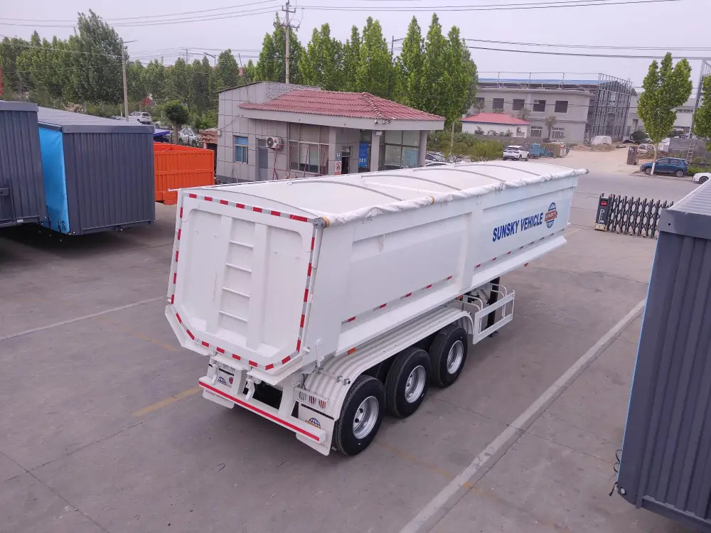 SUNSKY 40cbm 3-axle tipper trailer - Kiper poluprikolica: slika SUNSKY 40cbm 3-axle tipper trailer - Kiper poluprikolica SUNSKY 40cbm 3-axle tipper trailer - Kiper poluprikolica: slika SUNSKY 40cbm 3-axle tipper trailer - Kiper poluprikolica