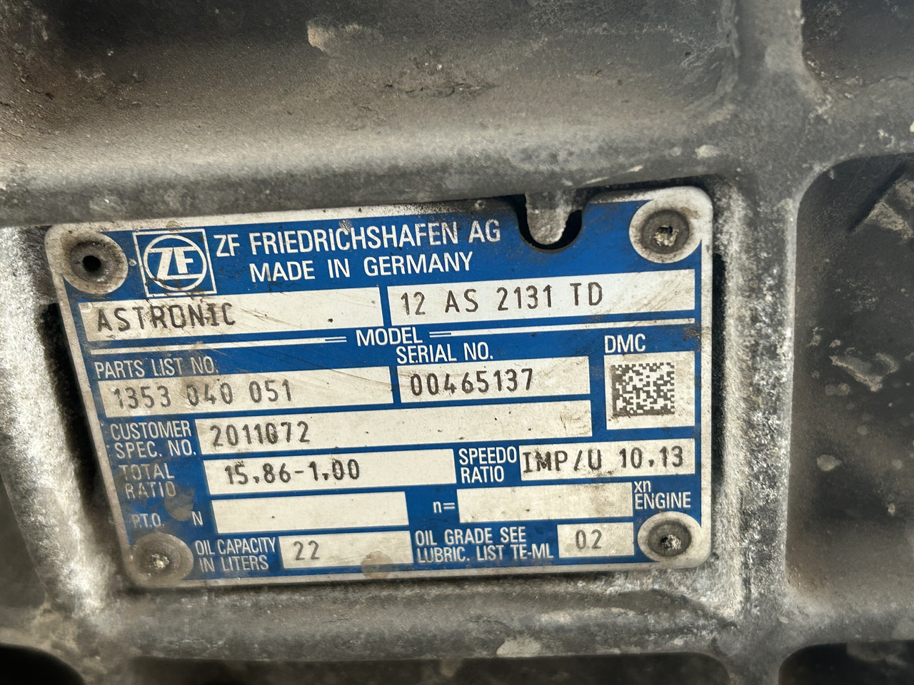 DAF XF 106 12AS2131 TD 2011072 DAF XF 106 truck - Mjenjač za Kamion: slika DAF XF 106 12AS2131 TD 2011072 DAF XF 106 truck - Mjenjač za Kamion DAF XF 106 12AS2131 TD 2011072 DAF XF 106 truck - Mjenjač za Kamion: slika DAF XF 106 12AS2131 TD 2011072 DAF XF 106 truck - Mjenjač za Kamion