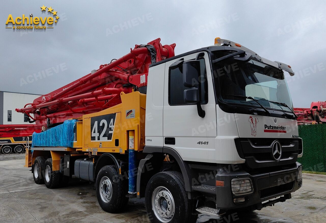 PUTZMEISTER Mercedes-Benz Actros 4141 concrete pumpM42-4R 170 m³【ACHIEVE】TOP CONDITION!!! - Beton pumpa: slika PUTZMEISTER Mercedes-Benz Actros 4141 concrete pumpM42-4R 170 m³【ACHIEVE】TOP CONDITION!!! - Beton pumpa PUTZMEISTER Mercedes-Benz Actros 4141 concrete pumpM42-4R 170 m³【ACHIEVE】TOP CONDITION!!! - Beton pumpa: slika PUTZMEISTER Mercedes-Benz Actros 4141 concrete pumpM42-4R 170 m³【ACHIEVE】TOP CONDITION!!! - Beton pumpa