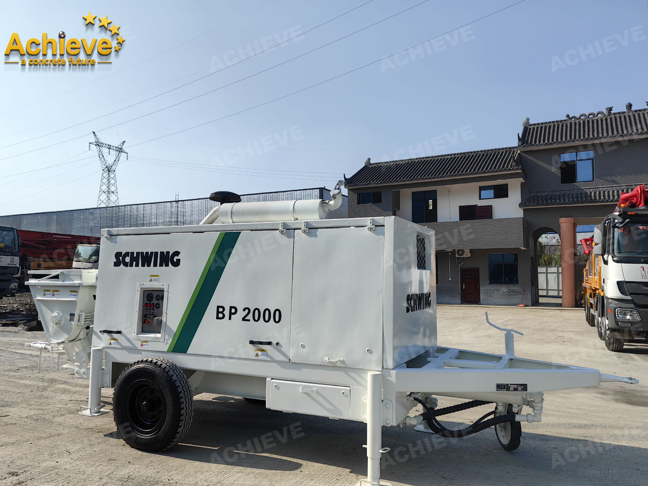Schwing BP2000 5000kg 2008 Concrete Pump With Brand New High Quality 【ACHIEVE】 TOP CONDITION!!! - Stacionarna pumpa za beton: slika Schwing BP2000 5000kg 2008 Concrete Pump With Brand New High Quality 【ACHIEVE】 TOP CONDITION!!! - Stacionarna pumpa za beton Schwing BP2000 5000kg 2008 Concrete Pump With Brand New High Quality 【ACHIEVE】 TOP CONDITION!!! - Stacionarna pumpa za beton: slika Schwing BP2000 5000kg 2008 Concrete Pump With Brand New High Quality 【ACHIEVE】 TOP CONDITION!!! - Stacionarna pumpa za beton
